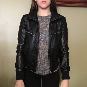 BDG urban outfitters leather jacket